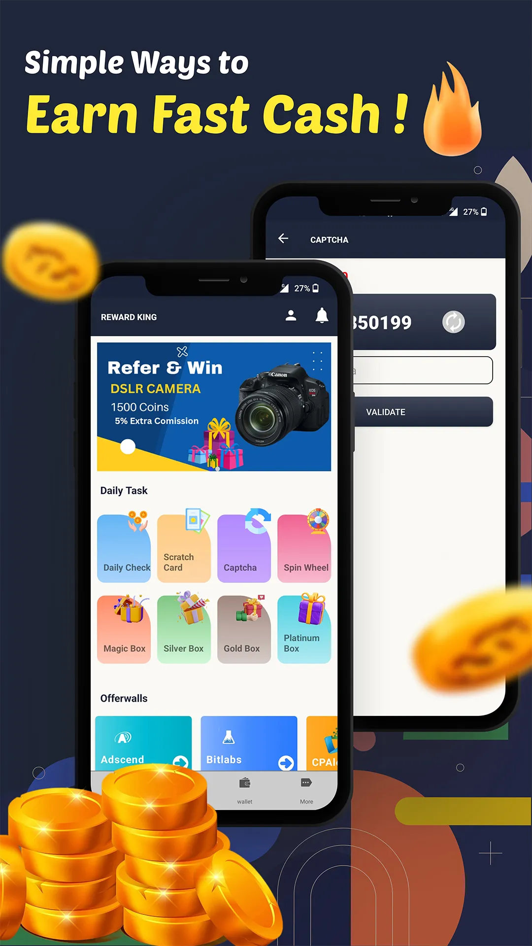 Reward King - Cash Earning App | Indus Appstore | Screenshot