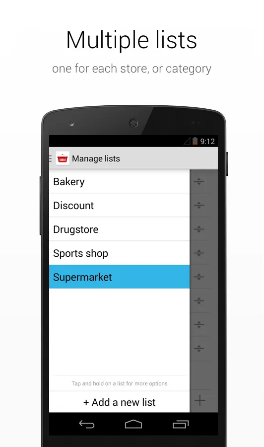 Shopping List | Indus Appstore | Screenshot