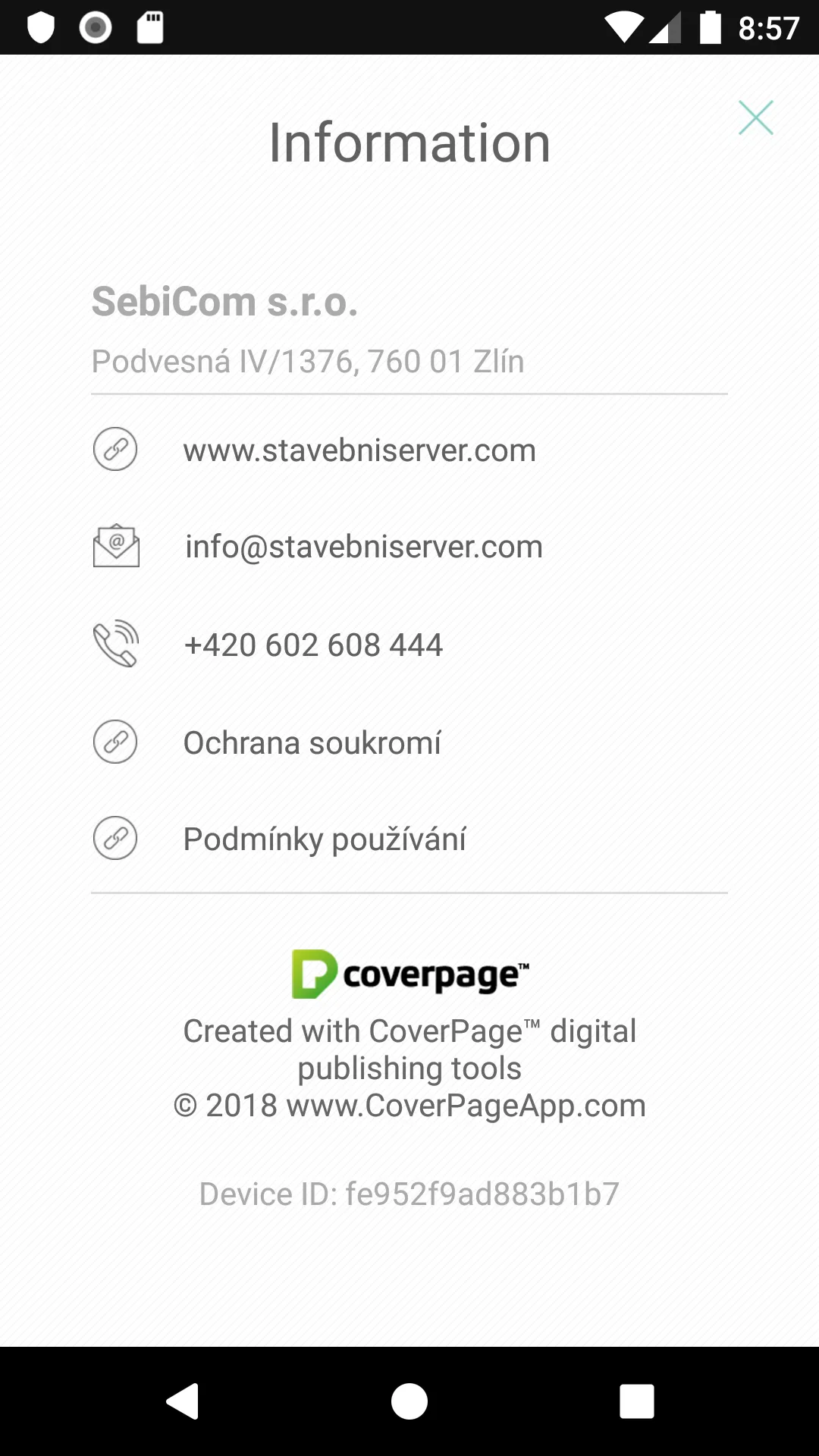 Magazín Stavebniserver.com | Indus Appstore | Screenshot