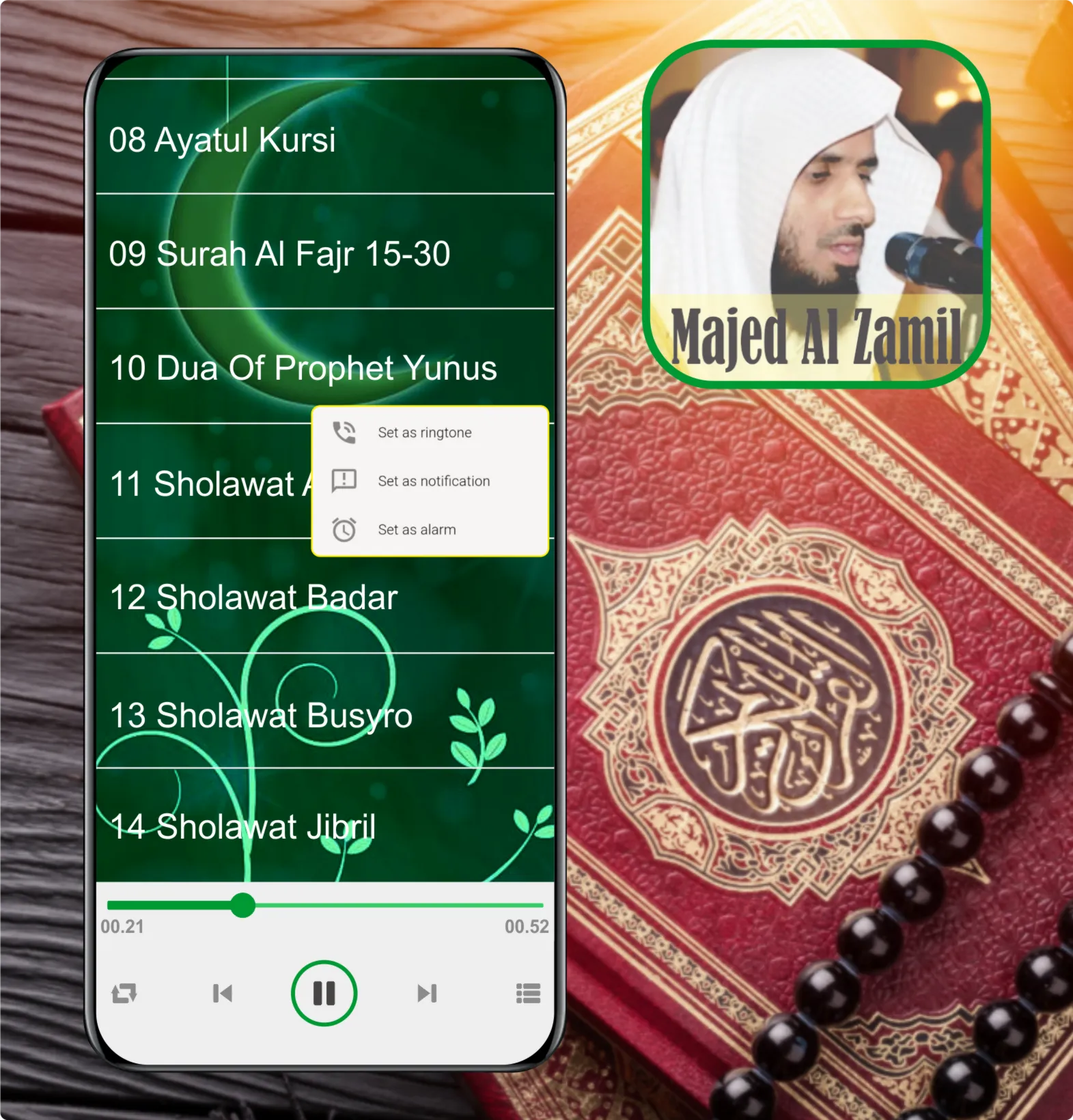 Ruqyah Mp3 : Majed Al Zamil | Indus Appstore | Screenshot