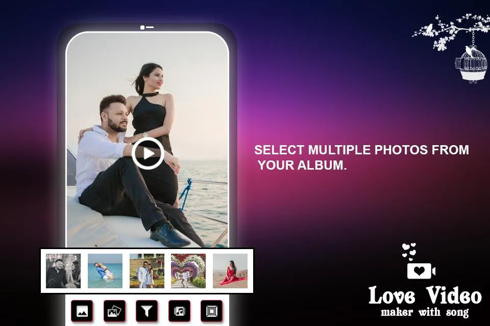 Love Video Maker with Song | Indus Appstore | Screenshot