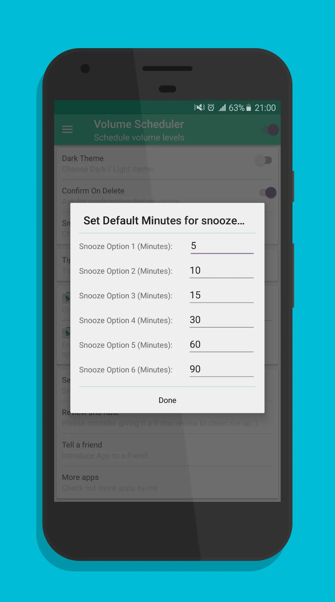 Volume Scheduler | Indus Appstore | Screenshot