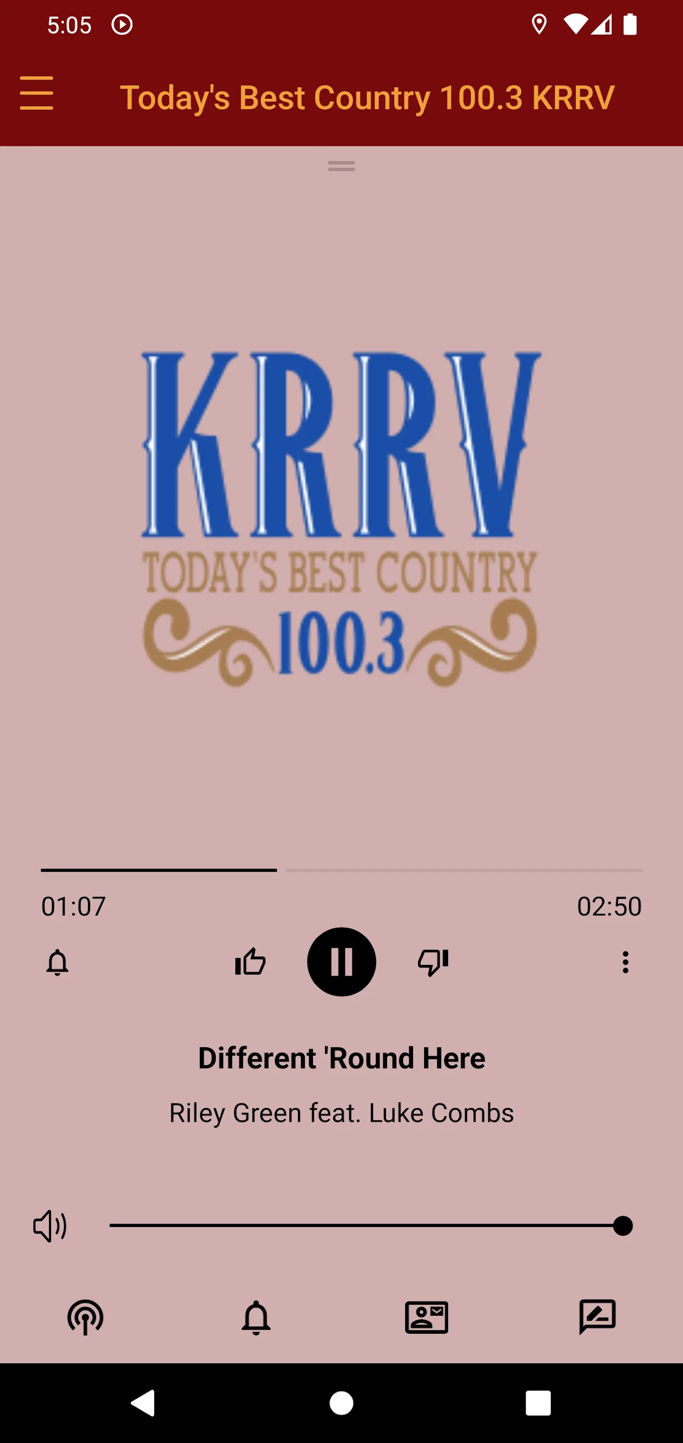 KRRV 100.3 | Indus Appstore | Screenshot