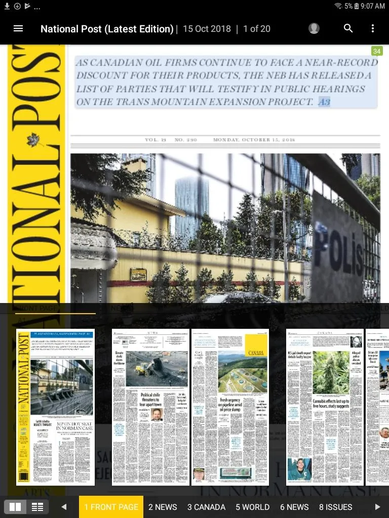 National Post ePaper | Indus Appstore | Screenshot