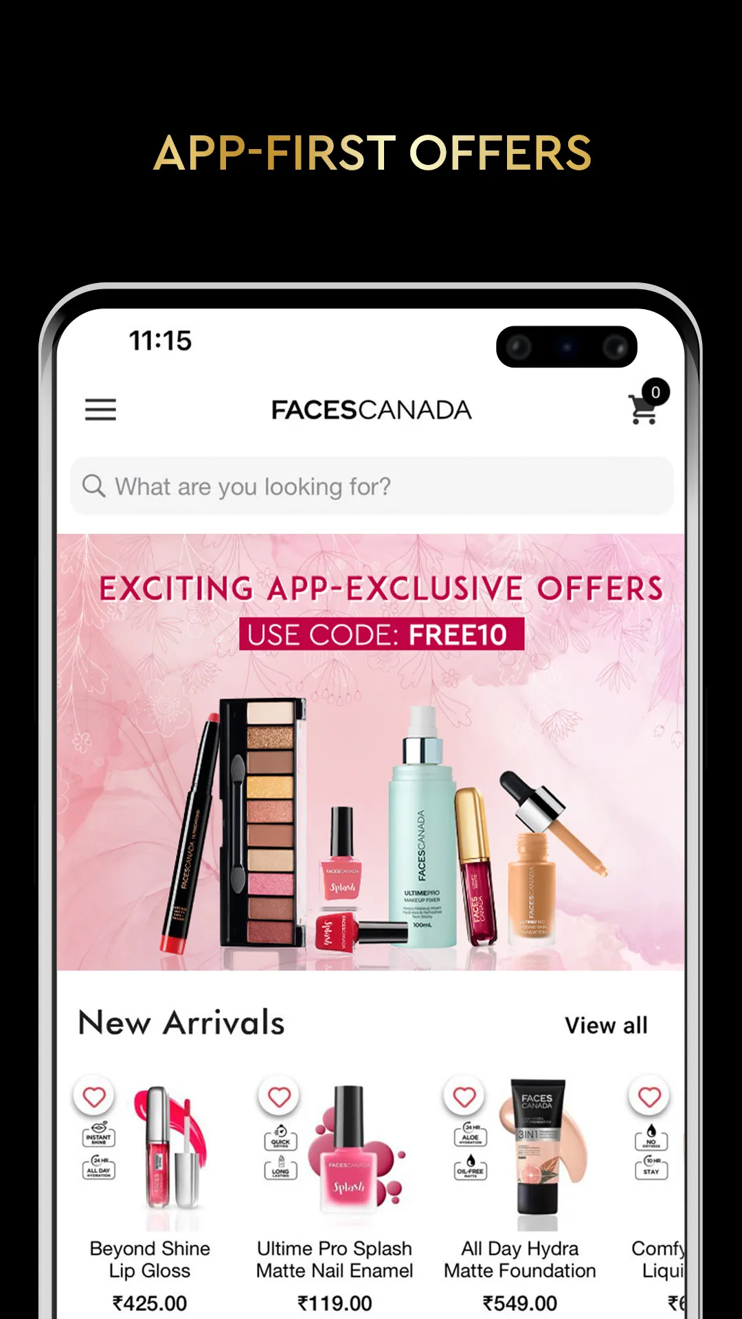 Faces Canada: Shop Makeup | Indus Appstore | Screenshot