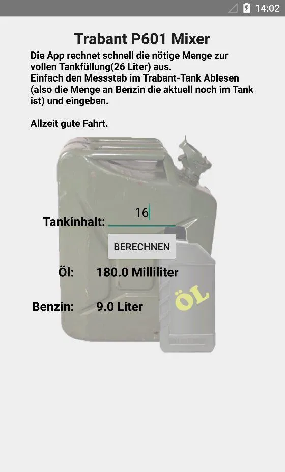 Trabant 601 Gas Mixer 1:50 | Indus Appstore | Screenshot