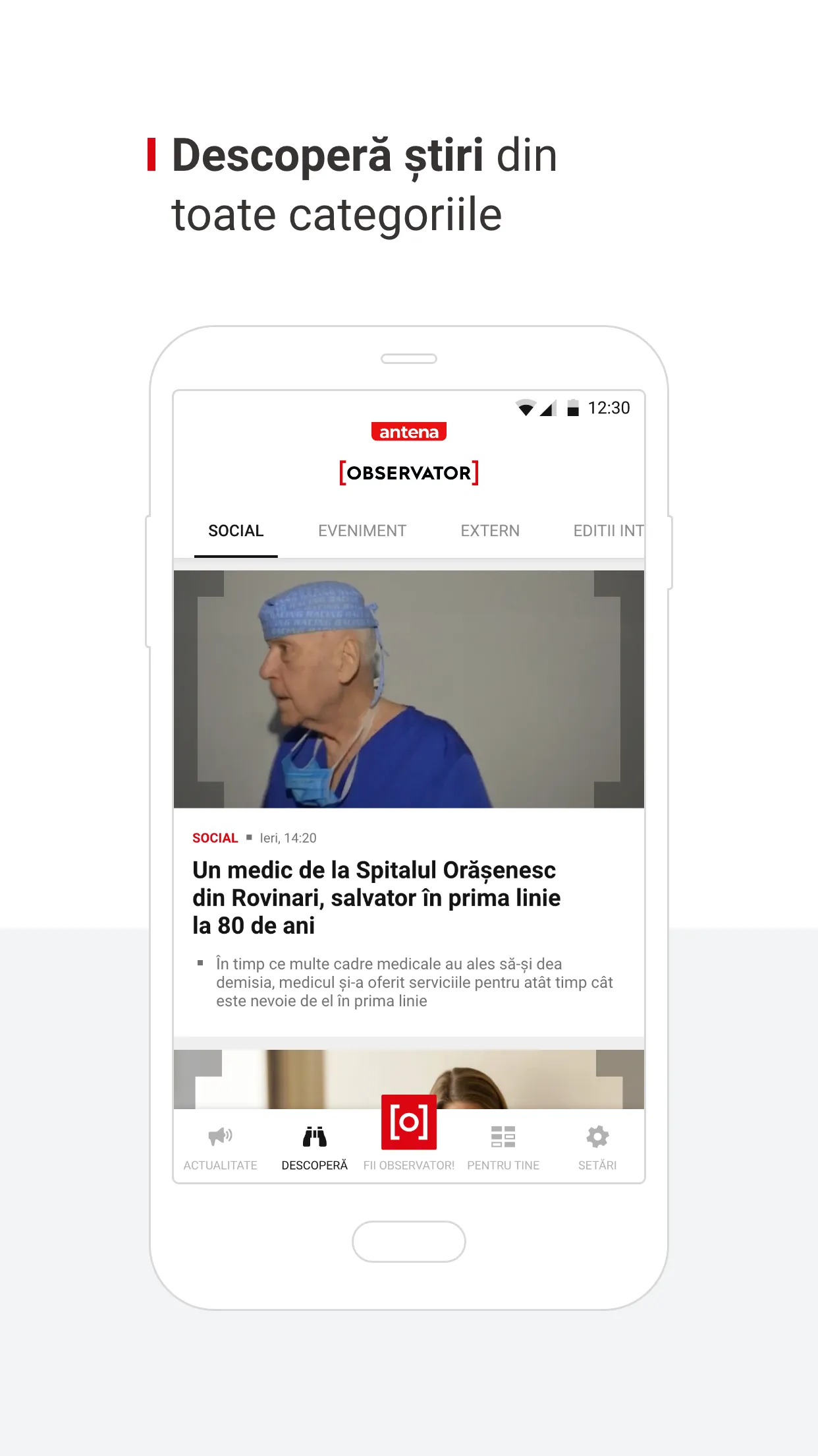 Observator News | Indus Appstore | Screenshot