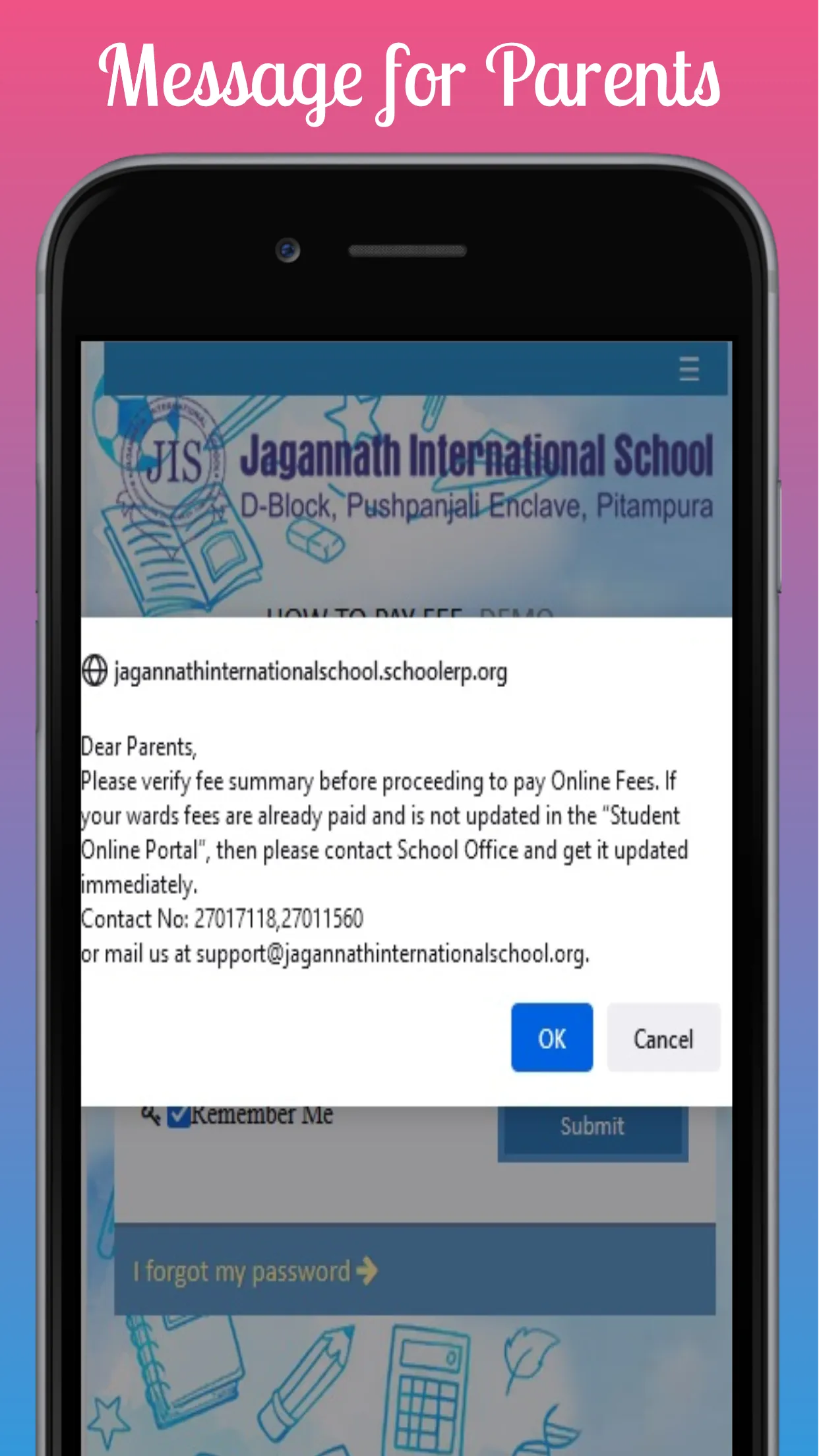 Jagannath International School | Indus Appstore | Screenshot