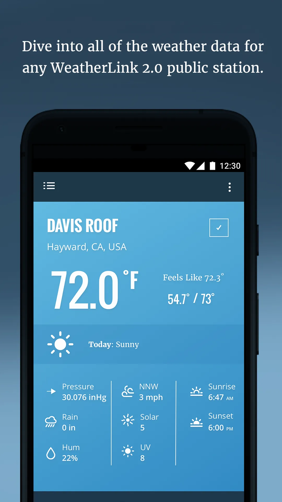 WeatherLink | Indus Appstore | Screenshot