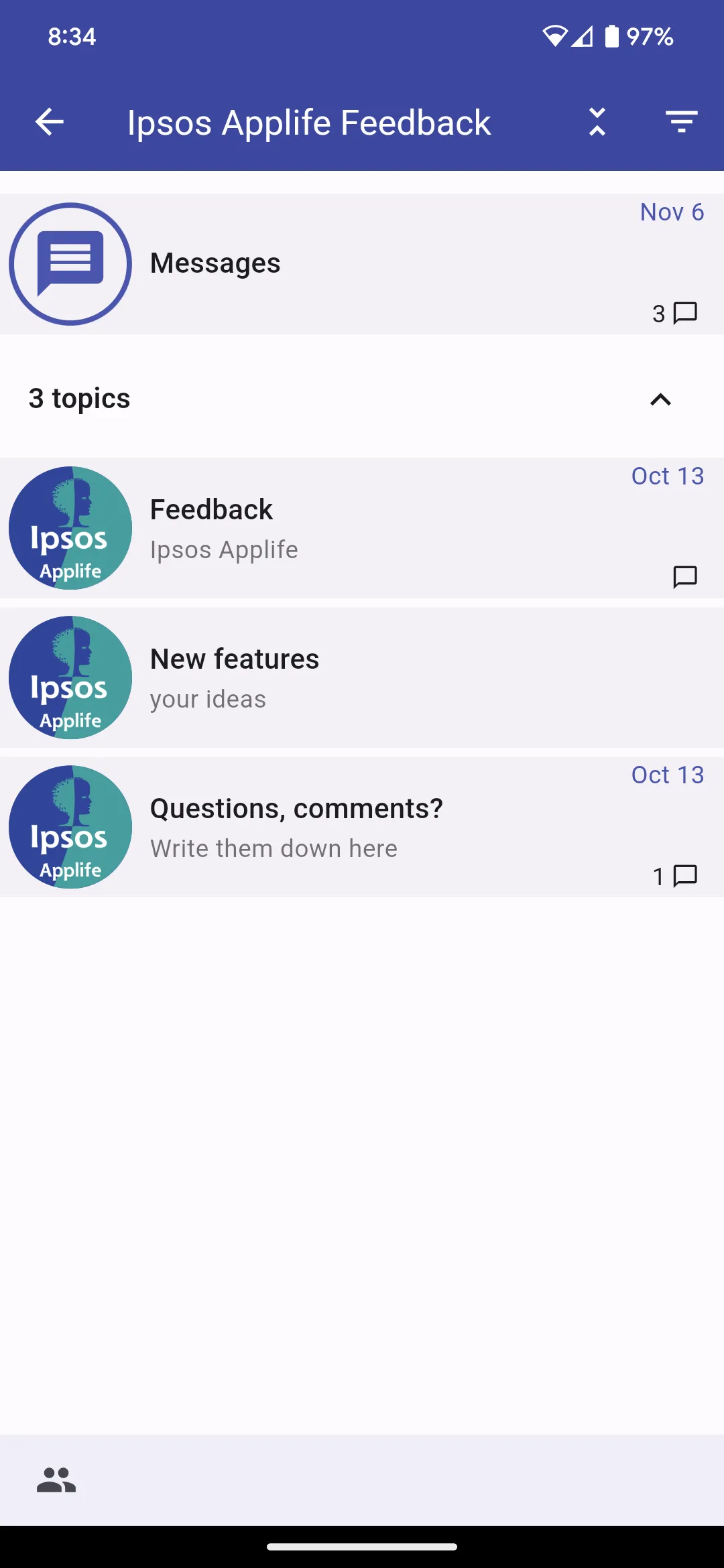 Ipsos AppLife | Indus Appstore | Screenshot