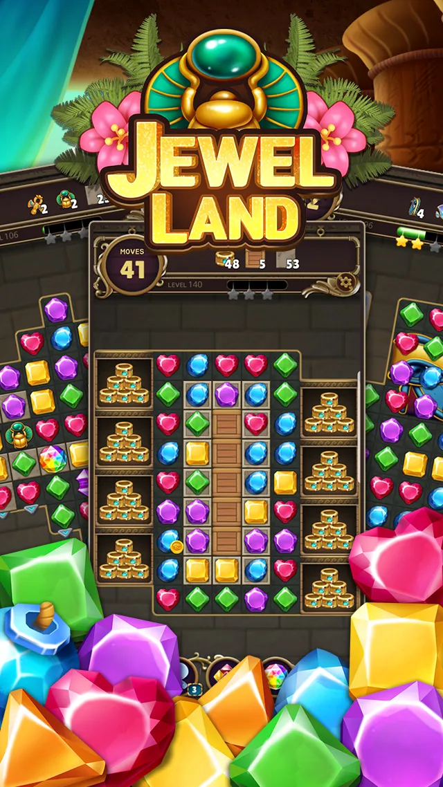 Jewel Land : Match 3 puzzle | Indus Appstore | Screenshot