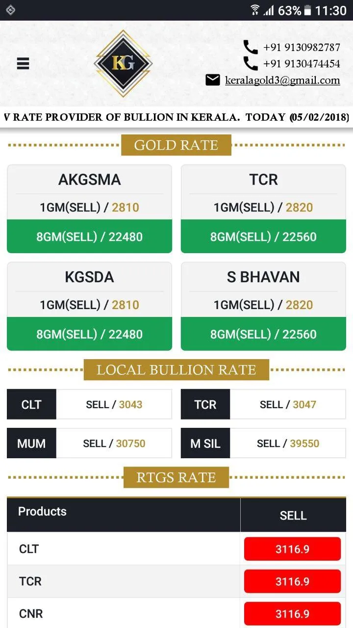 Kerala Gold | Indus Appstore | Screenshot