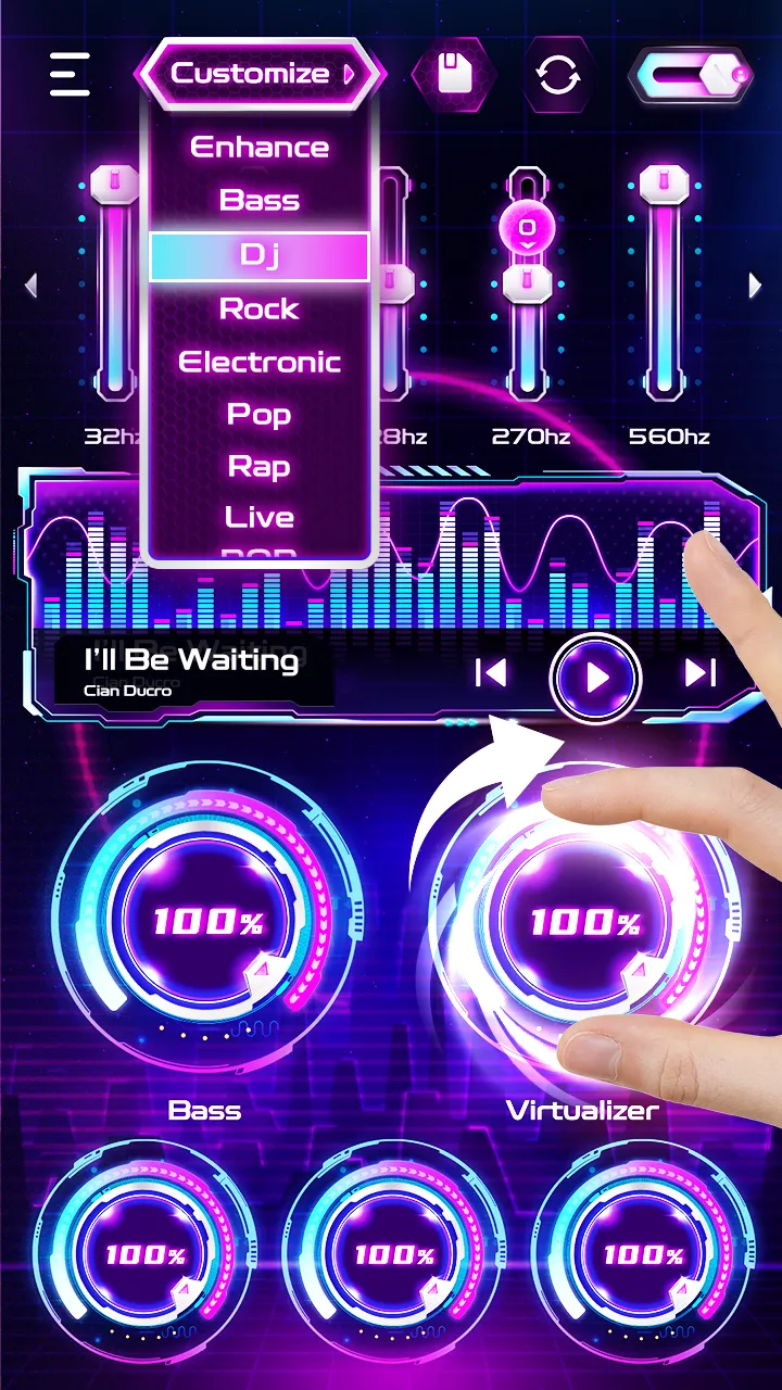 Bass Booster & Equalizer | Indus Appstore | Screenshot