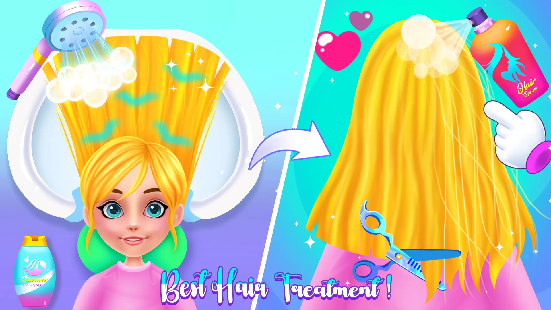 Girl Hair Salon and Beauty | Indus Appstore | Screenshot