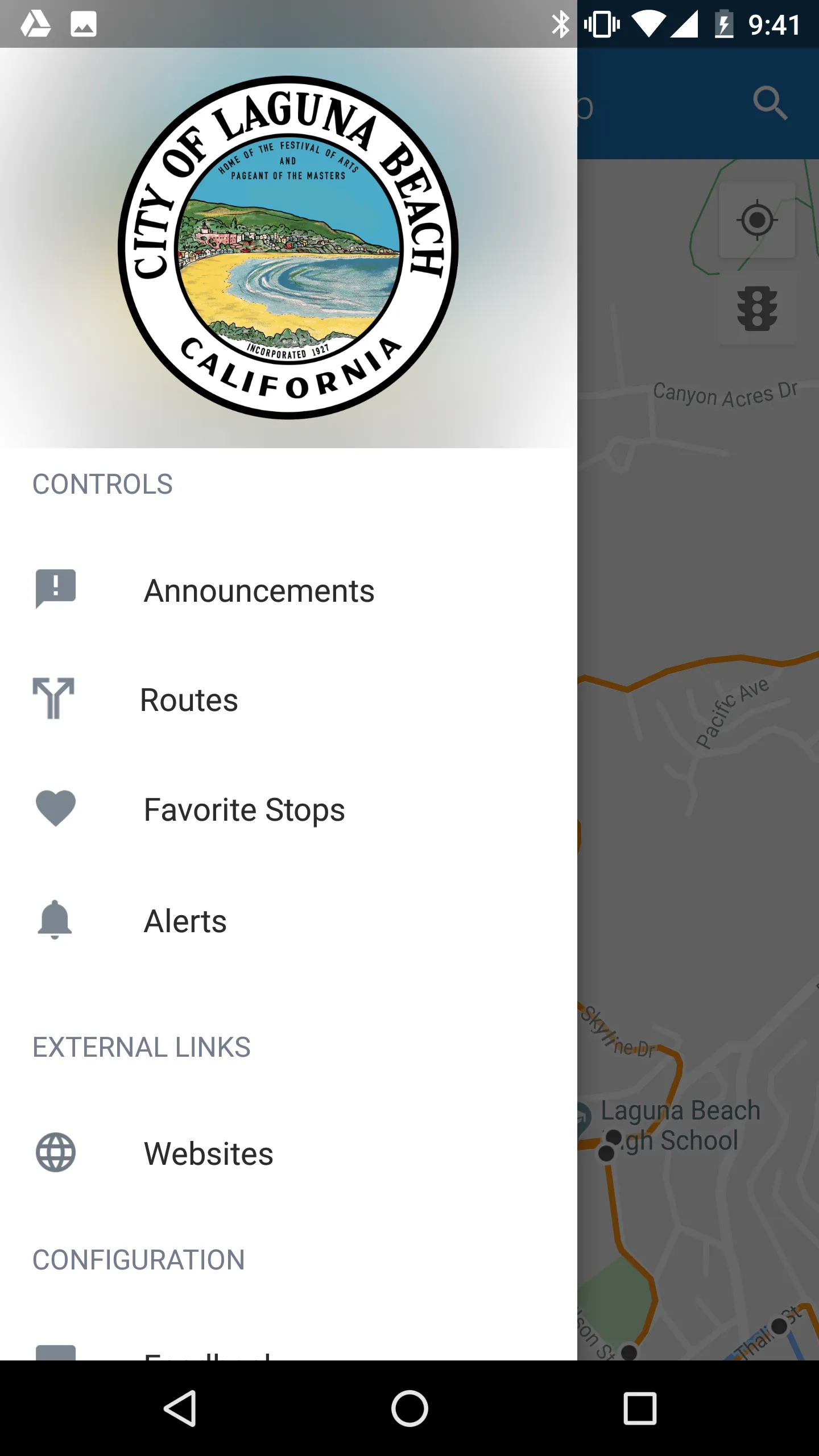 Laguna Beach Trolley App | Indus Appstore | Screenshot