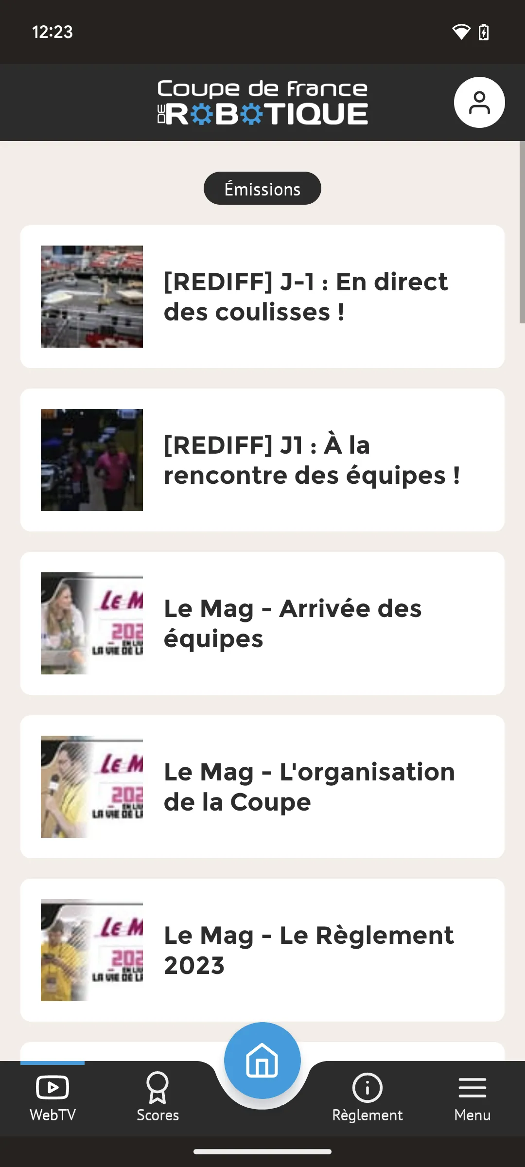 Coupe de France de Robotique | Indus Appstore | Screenshot