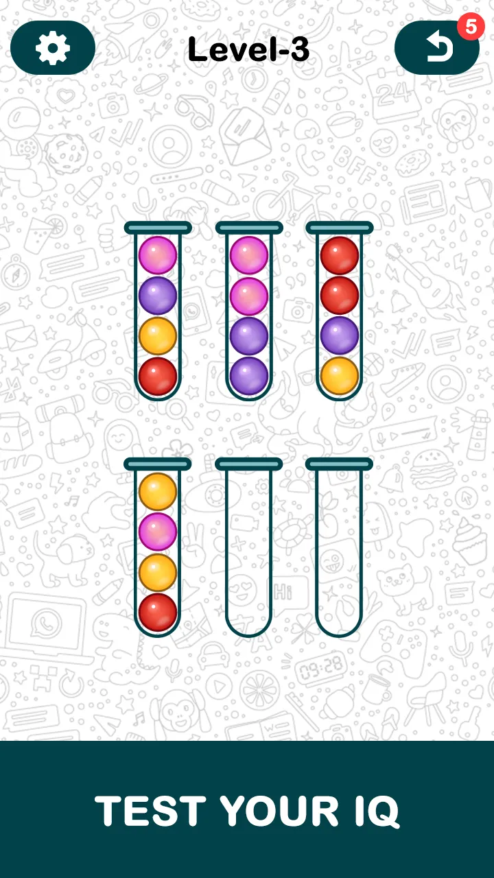 Ball sort puzzle - number sort | Indus Appstore | Screenshot