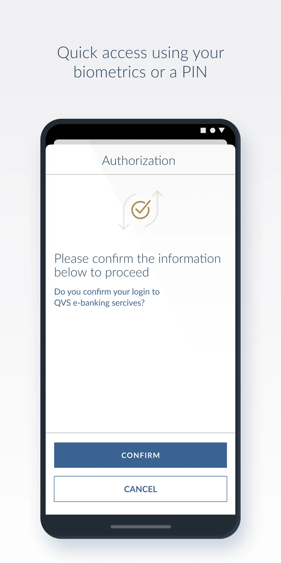 QVS Access - secure login | Indus Appstore | Screenshot