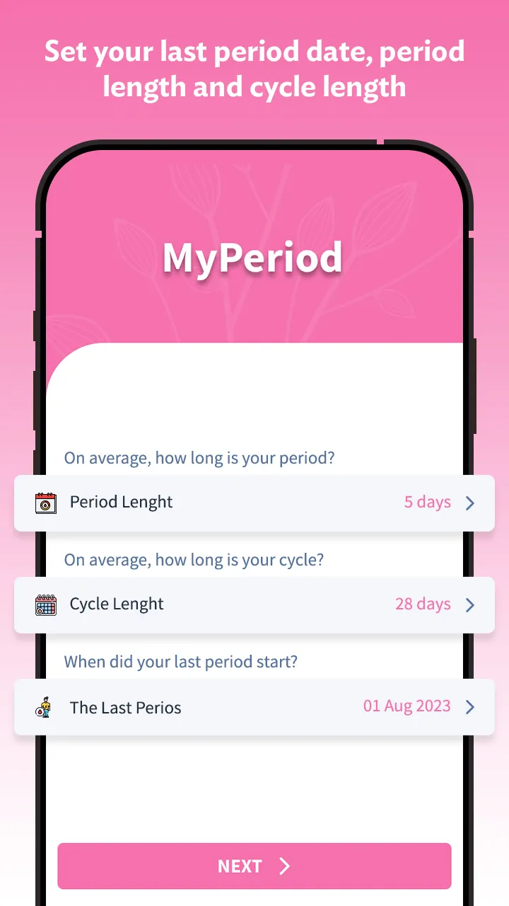 MyPeriod : Period Tracker | Indus Appstore | Screenshot