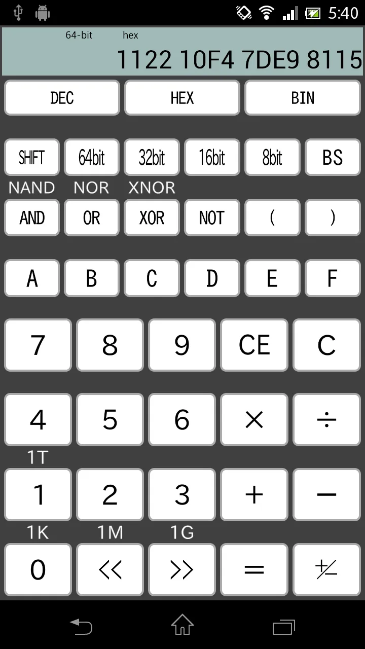 TechCalc64 Sci Calculator | Indus Appstore | Screenshot