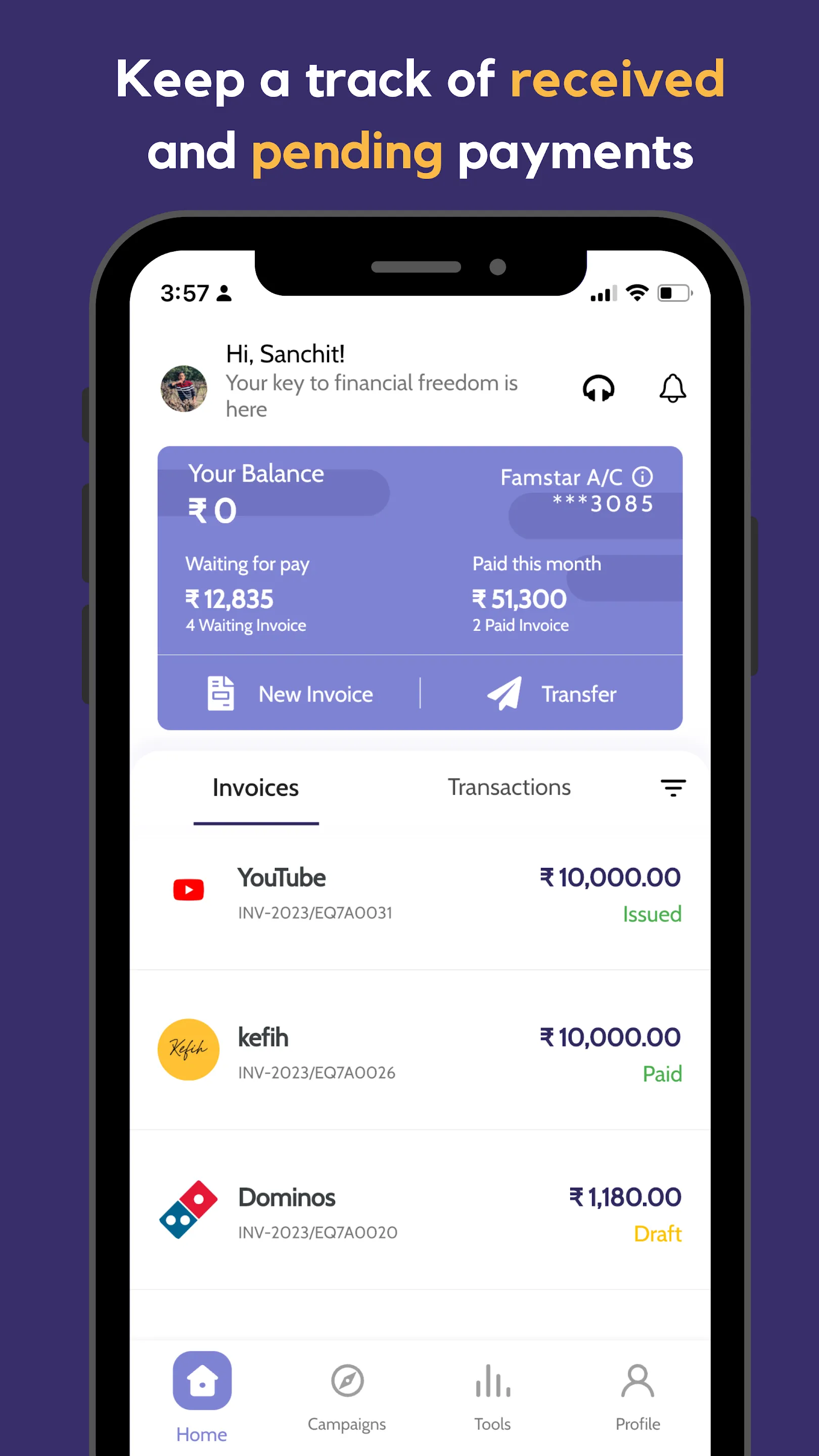 Famstar - Finance & Tax | Indus Appstore | Screenshot