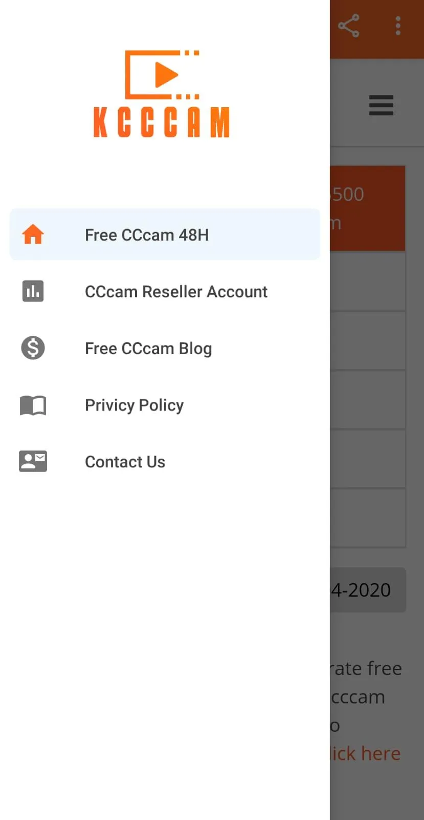 Kcccam.com - CCcam 48 Hours | Indus Appstore | Screenshot