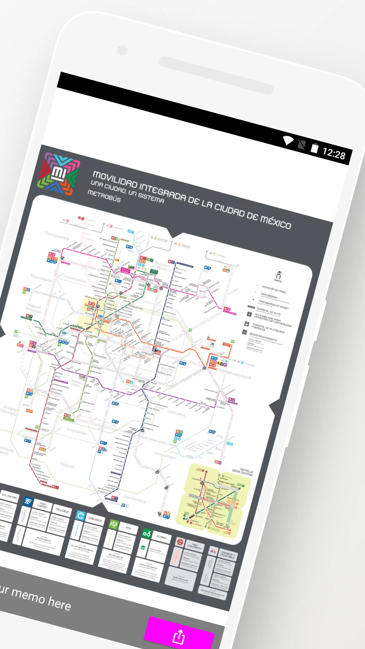 Mexico City Metro Bus Map | Indus Appstore | Screenshot