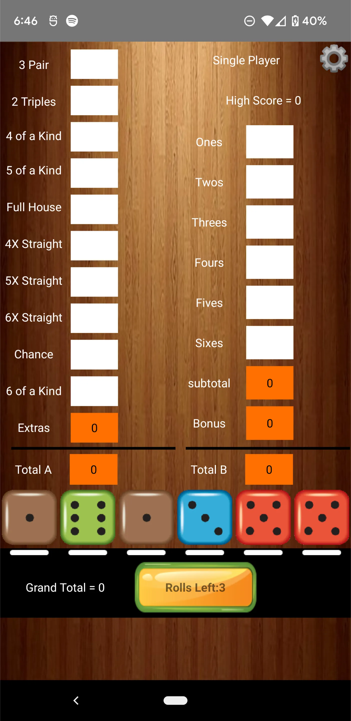 Six Dice | Indus Appstore | Screenshot