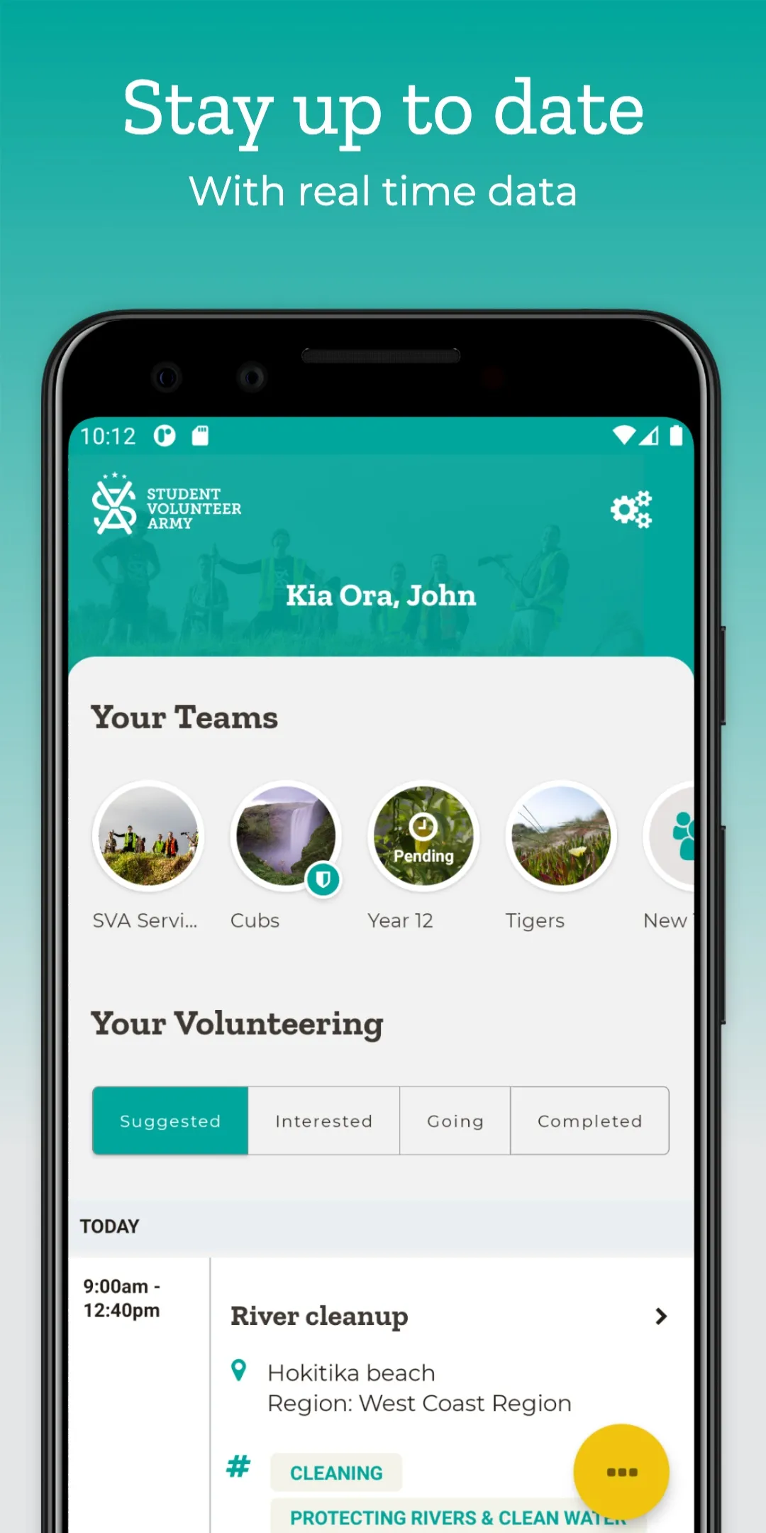 SVA - Student Volunteer Army | Indus Appstore | Screenshot