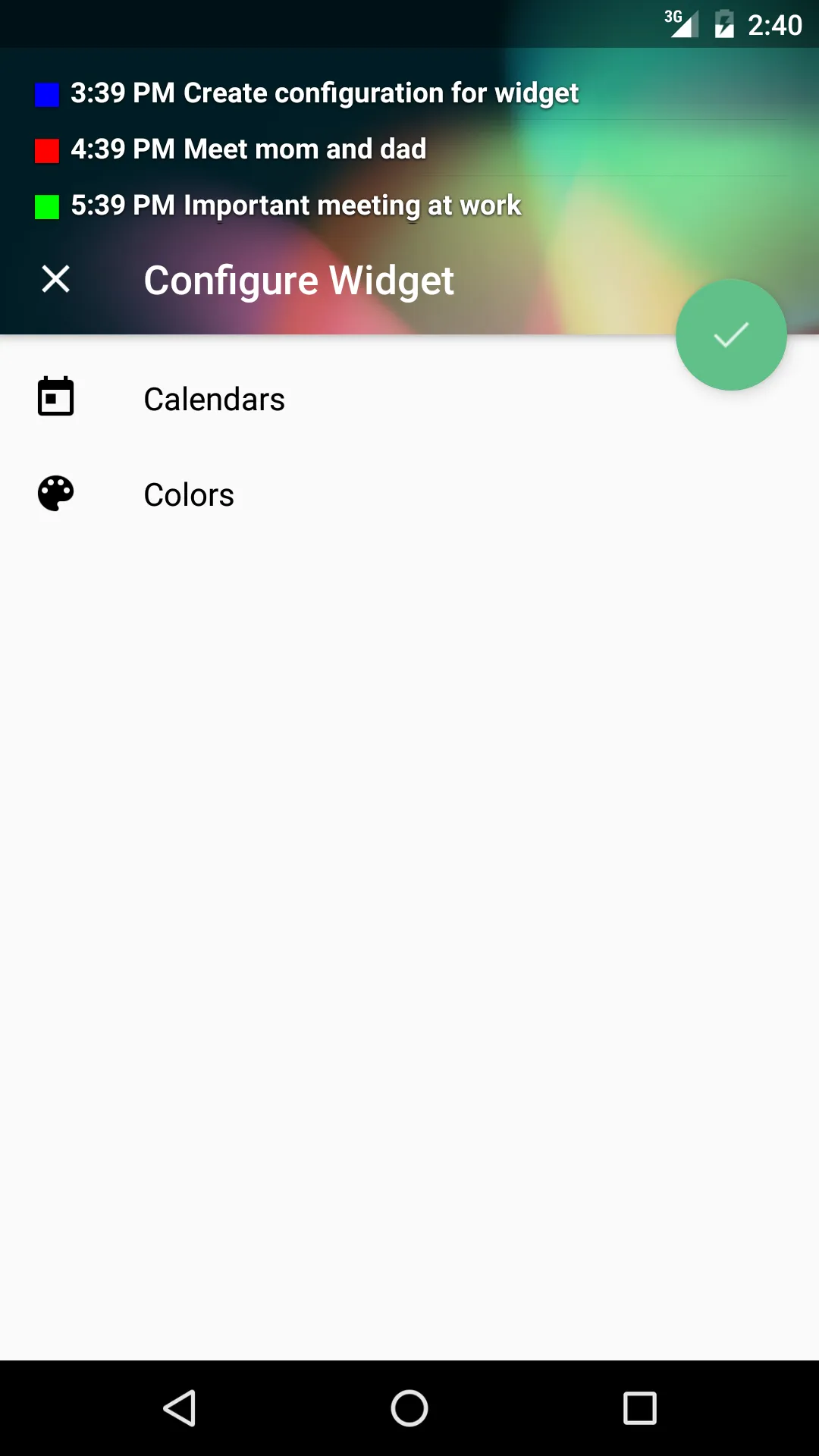 Transparent Calendar Widget | Indus Appstore | Screenshot