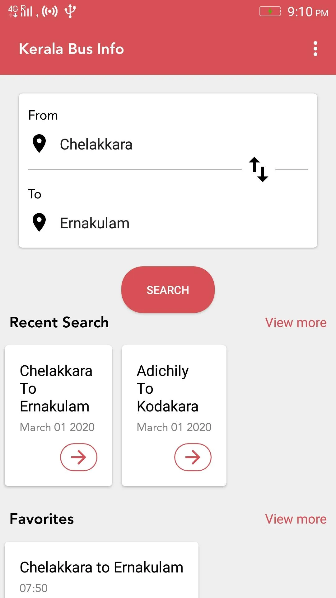 Kerala Bus Info - Kerala KSRTC | Indus Appstore | Screenshot