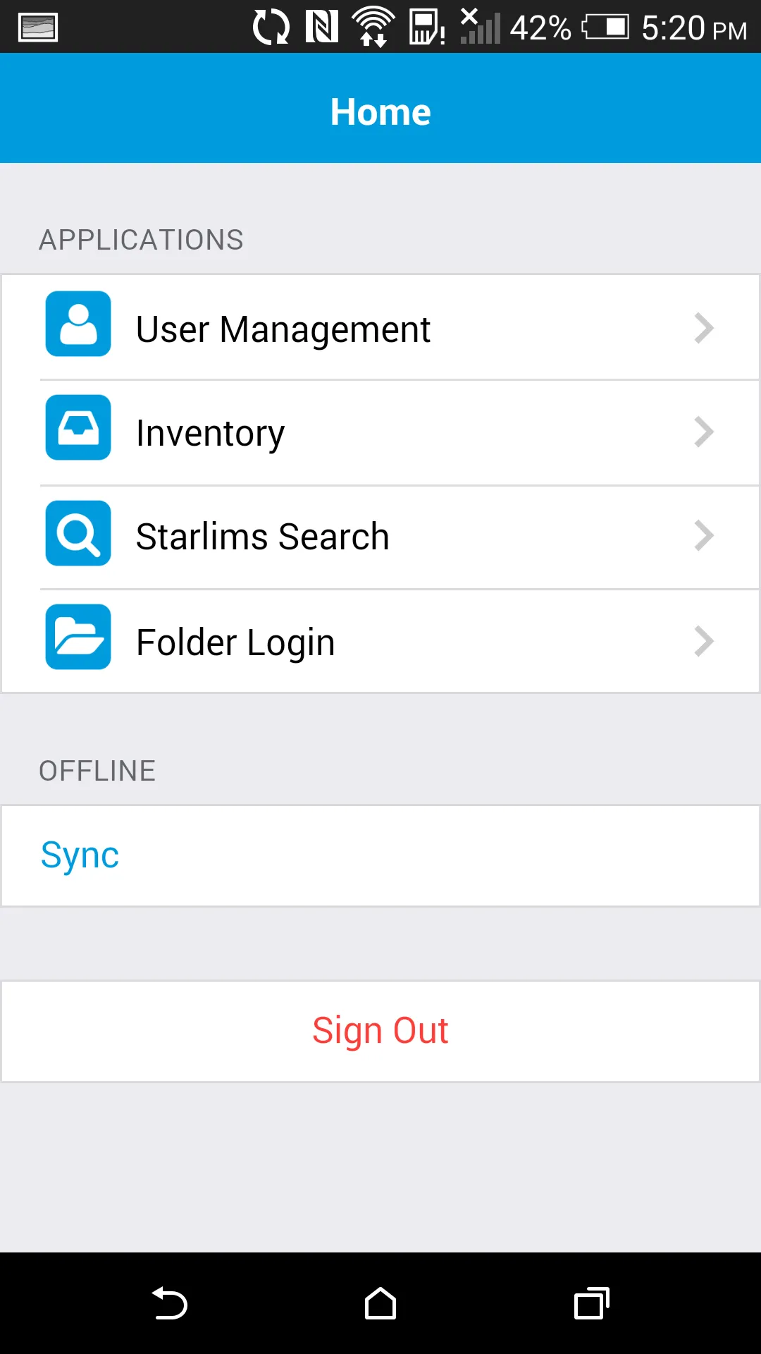 myStarlims | Indus Appstore | Screenshot