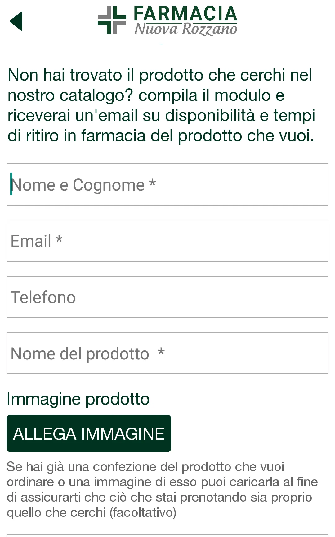 Farmacia Nuova Rozzano | Indus Appstore | Screenshot