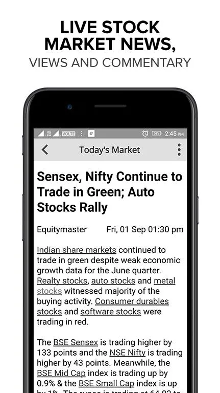 Equitymaster: Honest Research | Indus Appstore | Screenshot