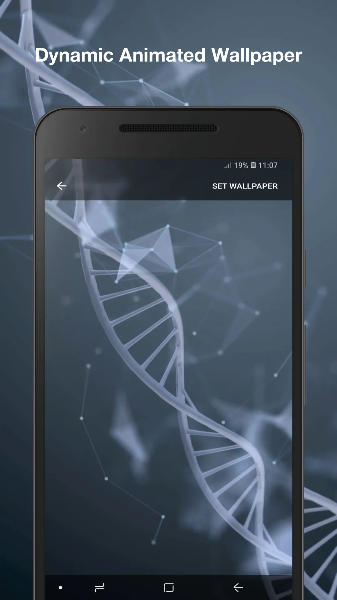 Molecules Live Wallpaper | Indus Appstore | Screenshot