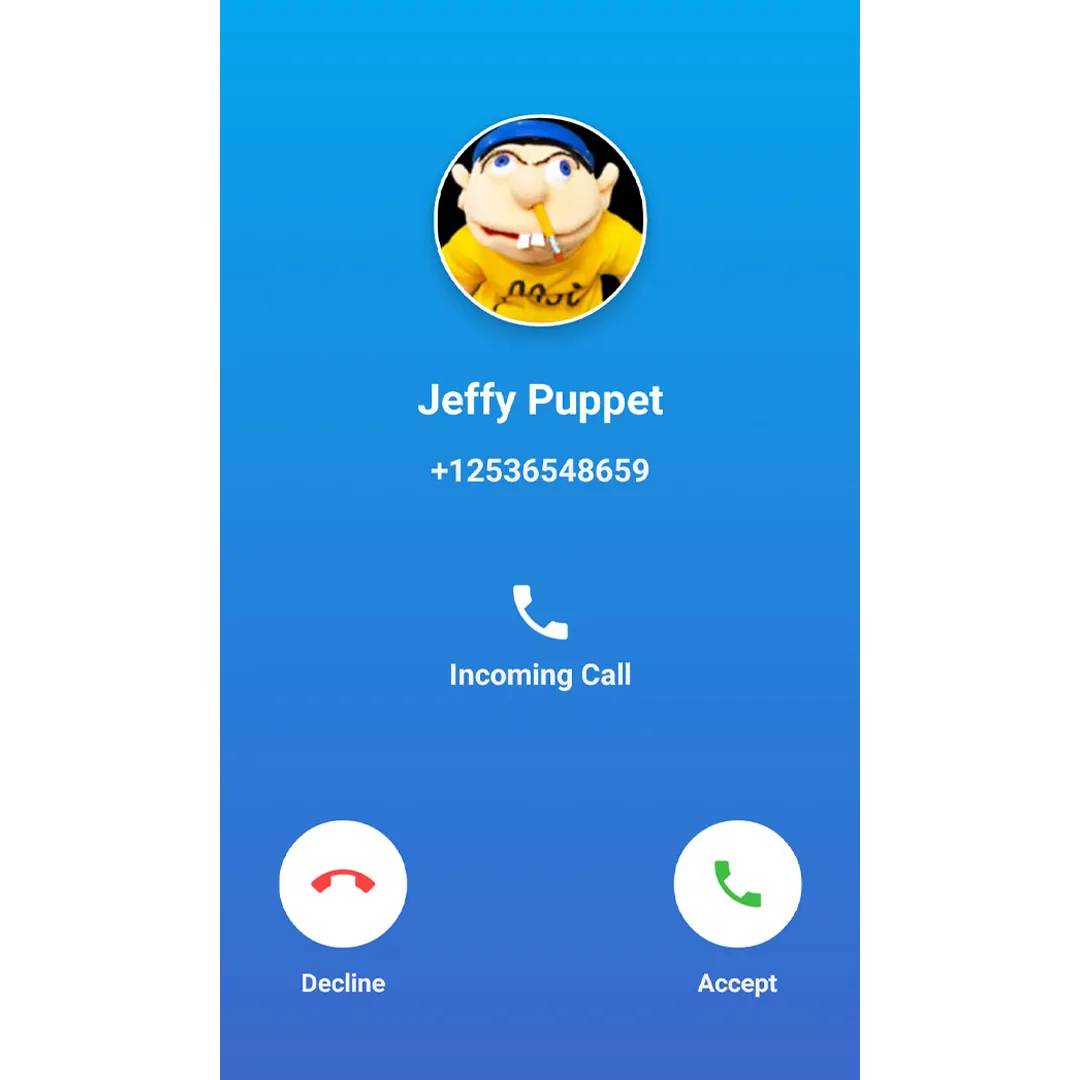 Jeffy Puppet Run Fake Call | Indus Appstore | Screenshot