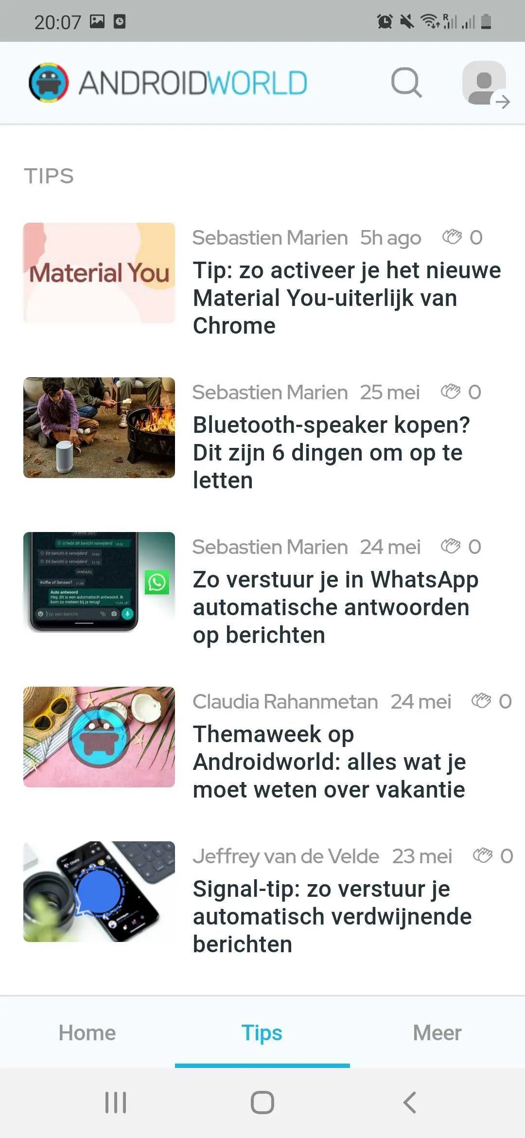 AW Reader België | Indus Appstore | Screenshot