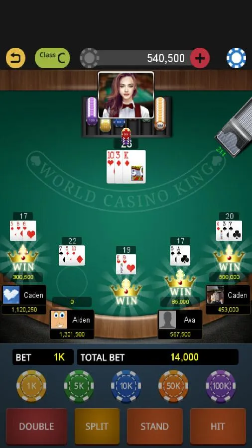 World Blackjack King | Indus Appstore | Screenshot