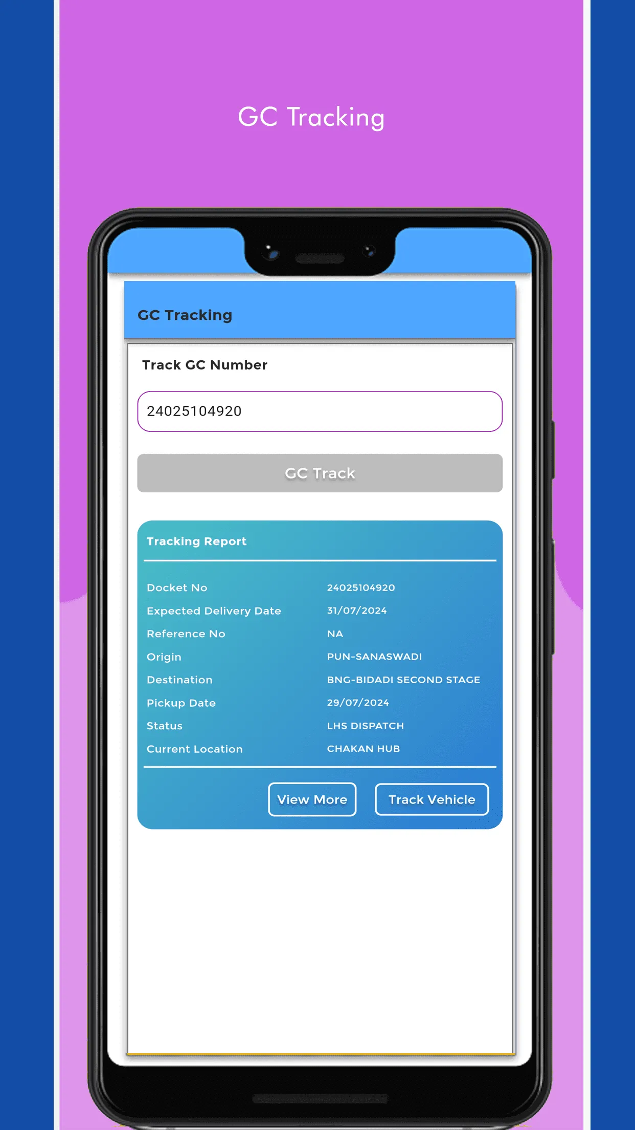 Acpl Consignment Tracking | Indus Appstore | Screenshot