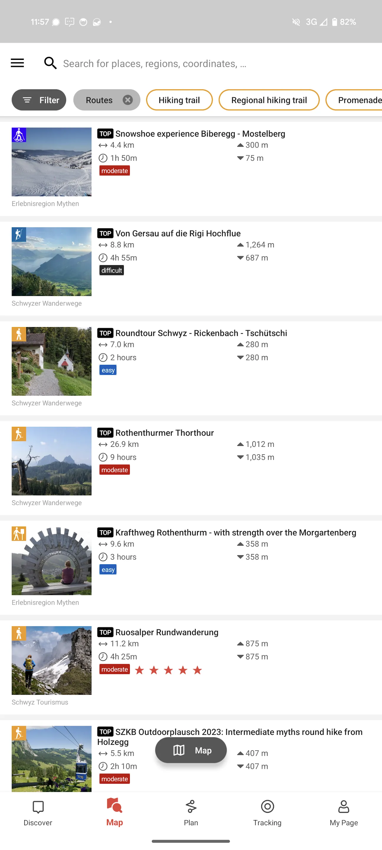 Outdoor Schwyz | Indus Appstore | Screenshot