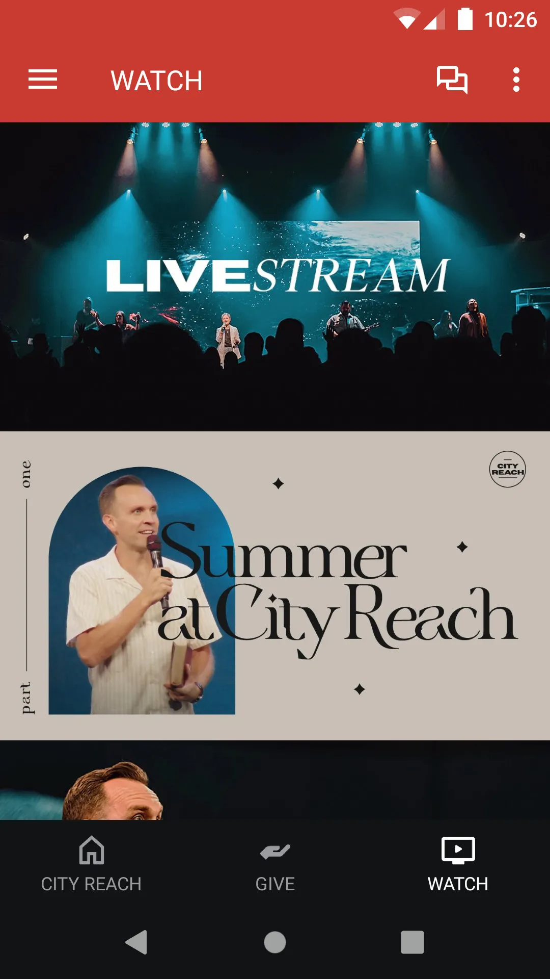 City Reach Church | Indus Appstore | Screenshot