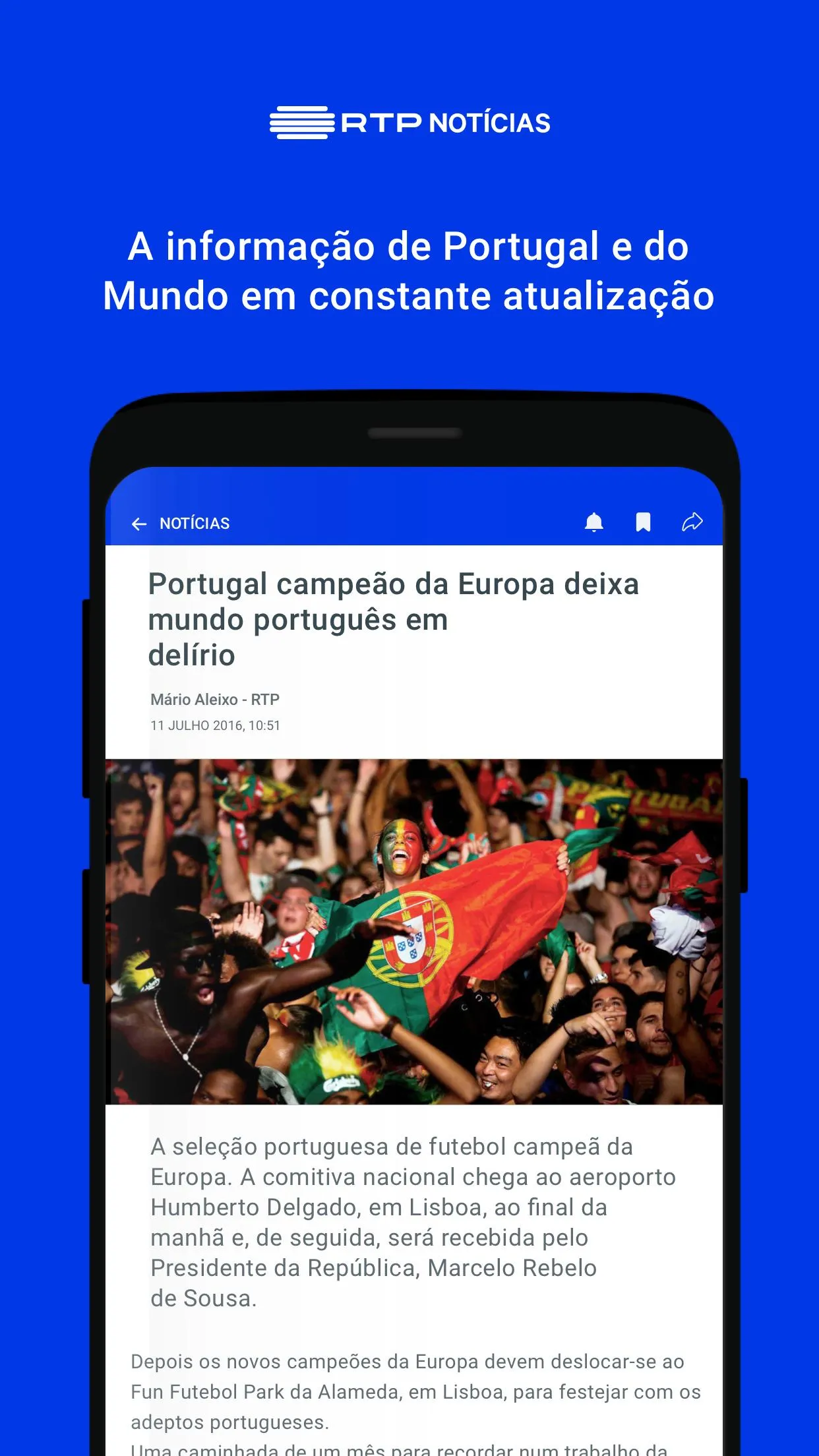 RTP Notícias | Indus Appstore | Screenshot