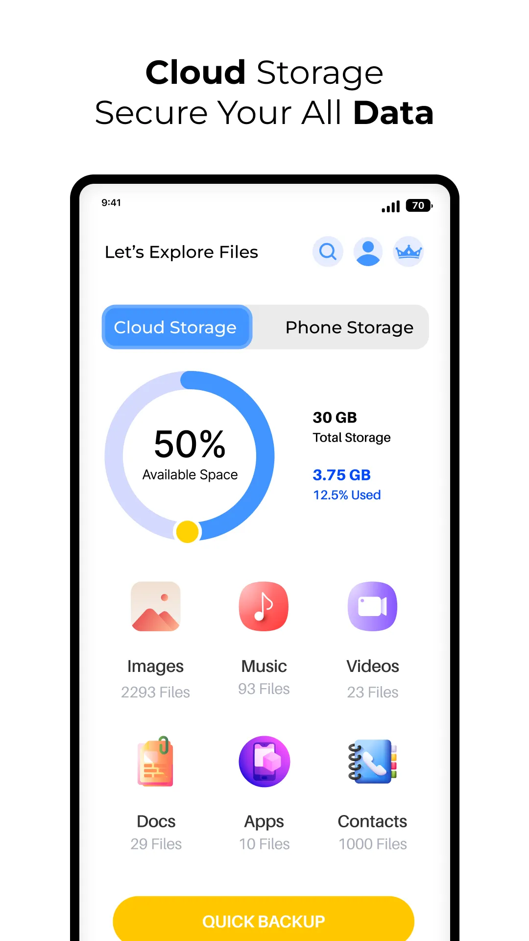 Cloud Storage - Extra storage | Indus Appstore | Screenshot