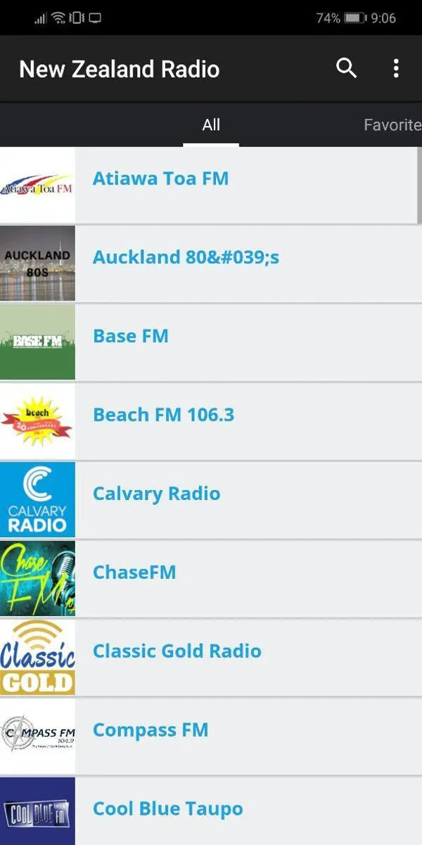 New Zealand Radios | Indus Appstore | Screenshot