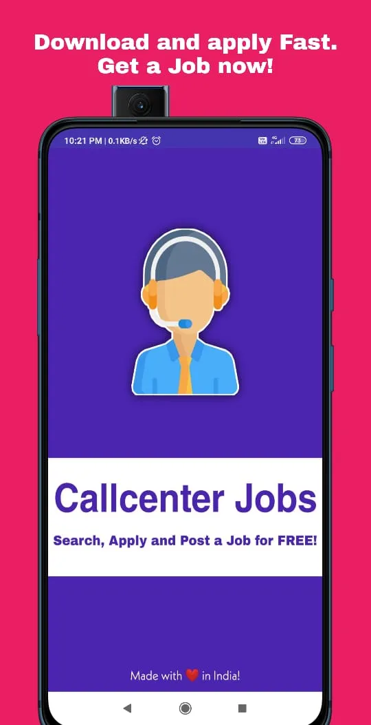 Call Center & Sales Jobs Alert | Indus Appstore | Screenshot