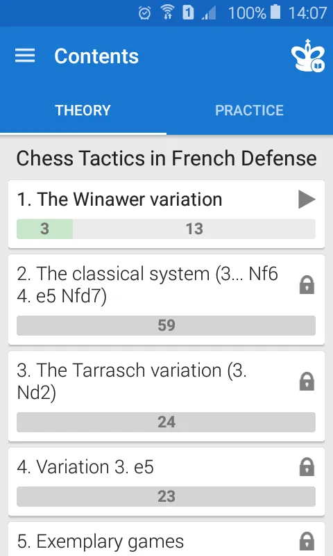 Chess Tactics: French Defense | Indus Appstore | Screenshot