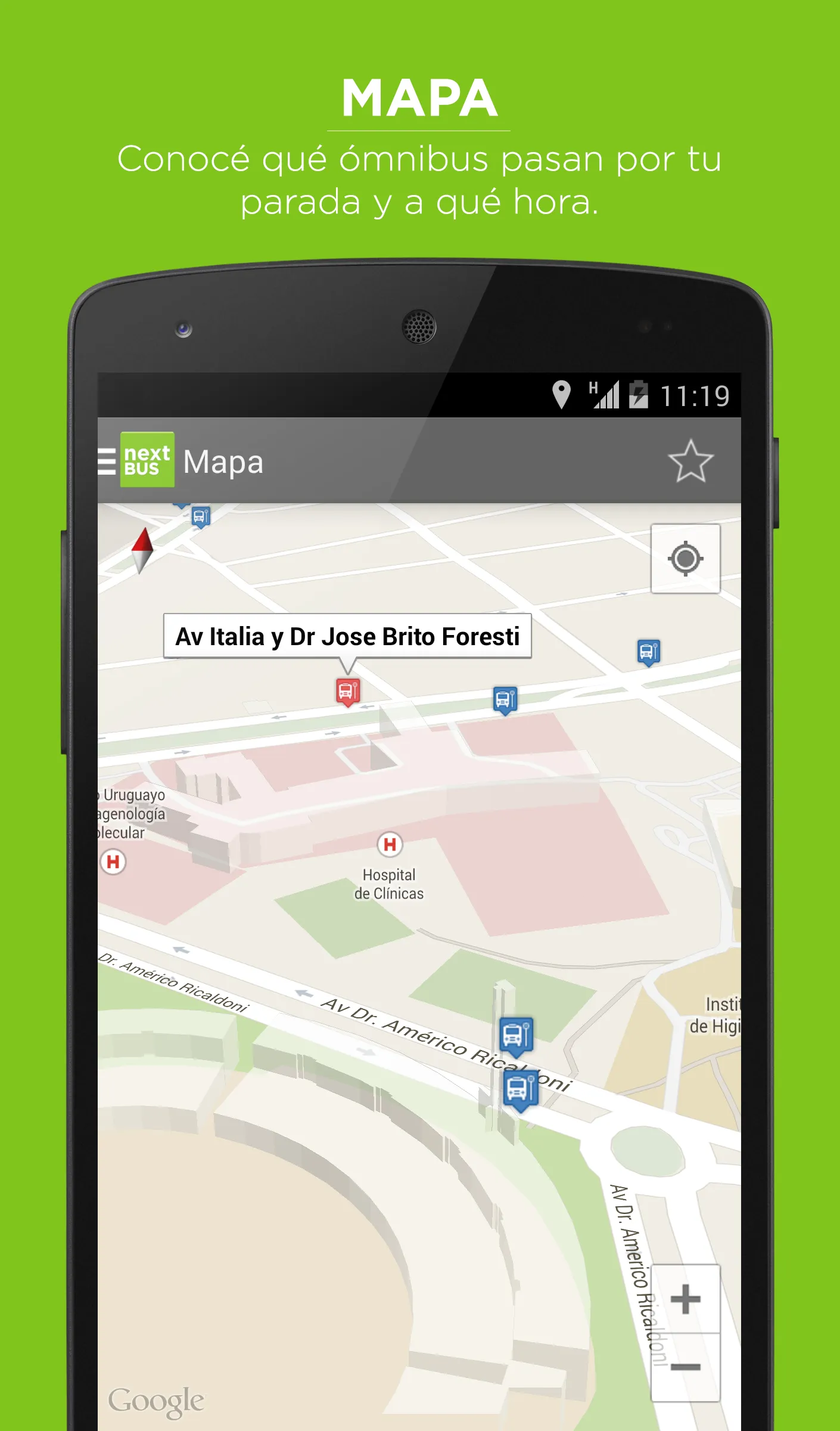 Nextbus Montevideo | Indus Appstore | Screenshot