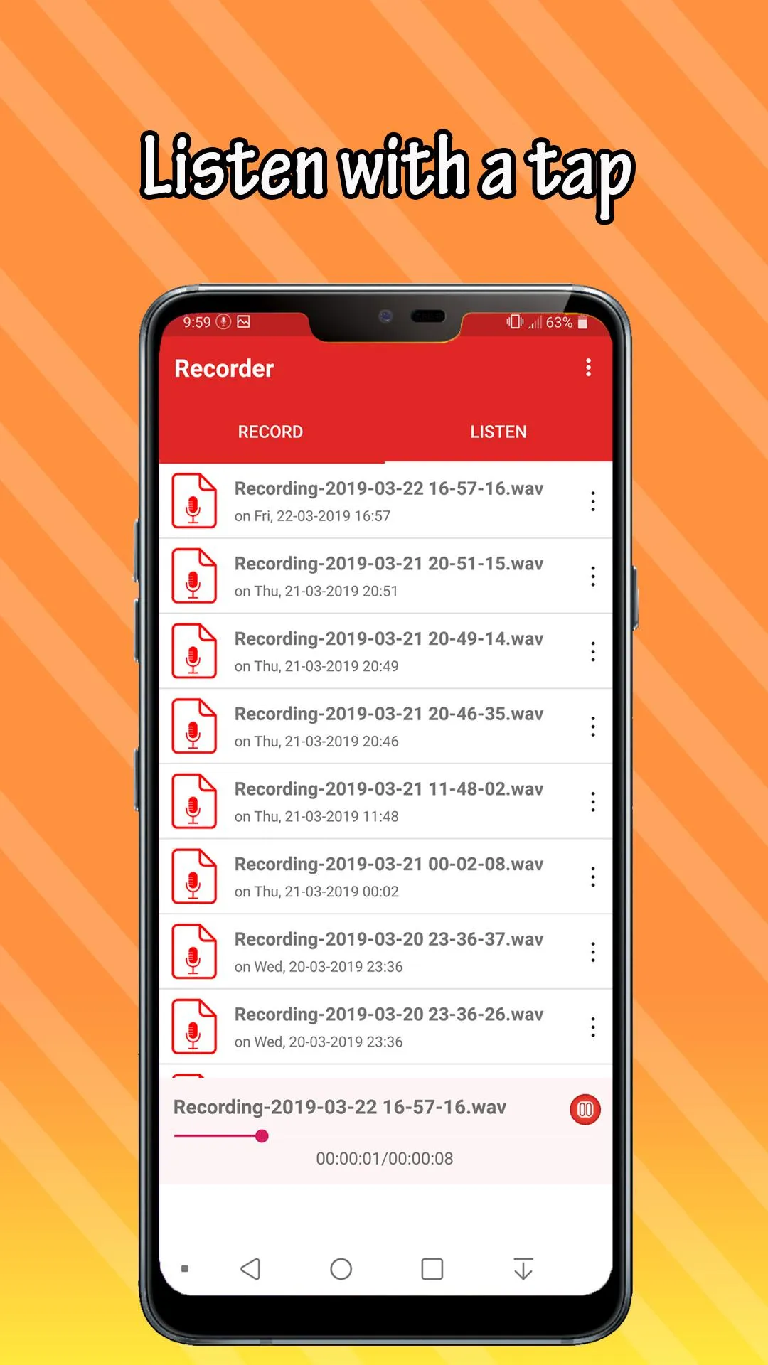 Simple recorder | Indus Appstore | Screenshot