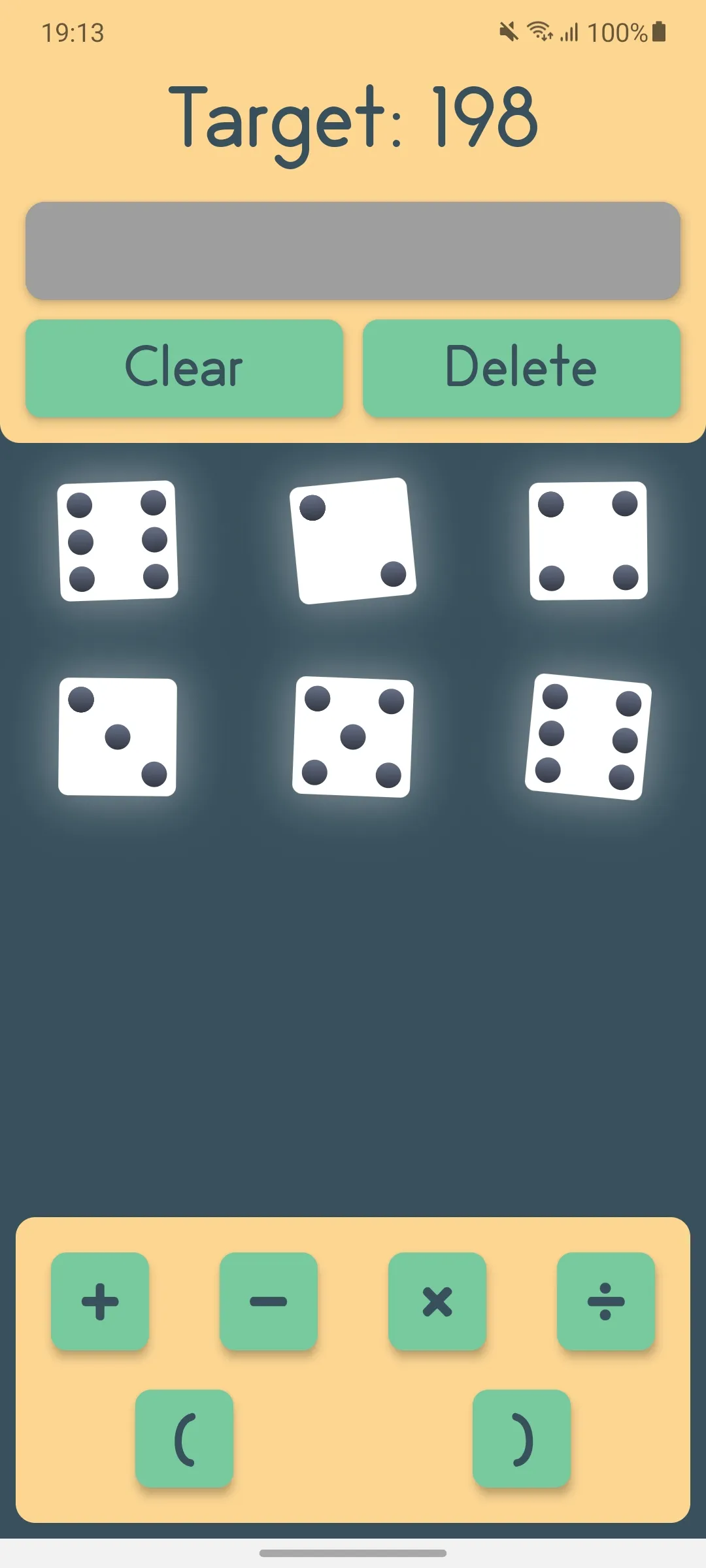 Dice Target - A brain game | Indus Appstore | Screenshot