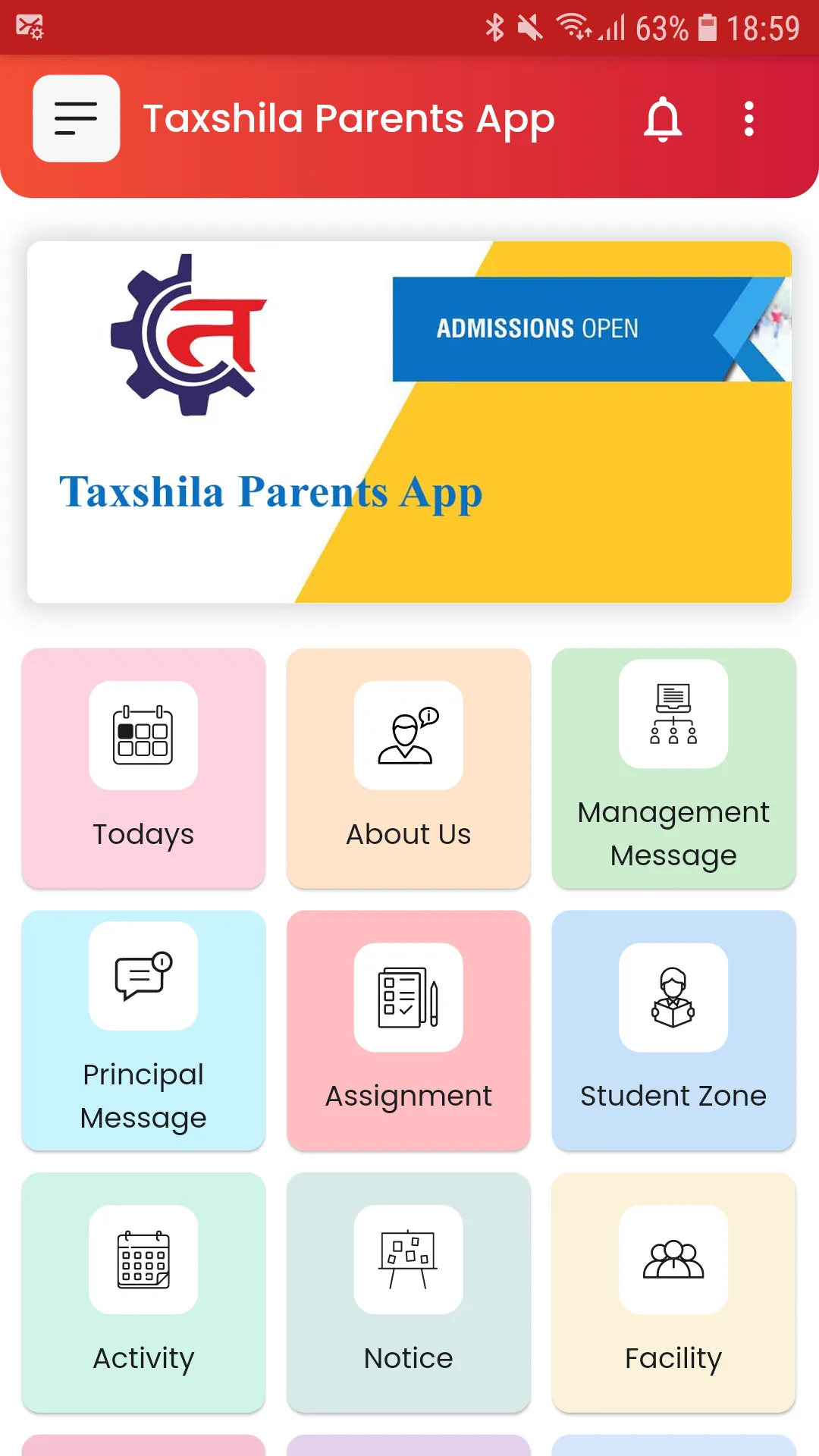 Taxshila Parents App | Indus Appstore | Screenshot